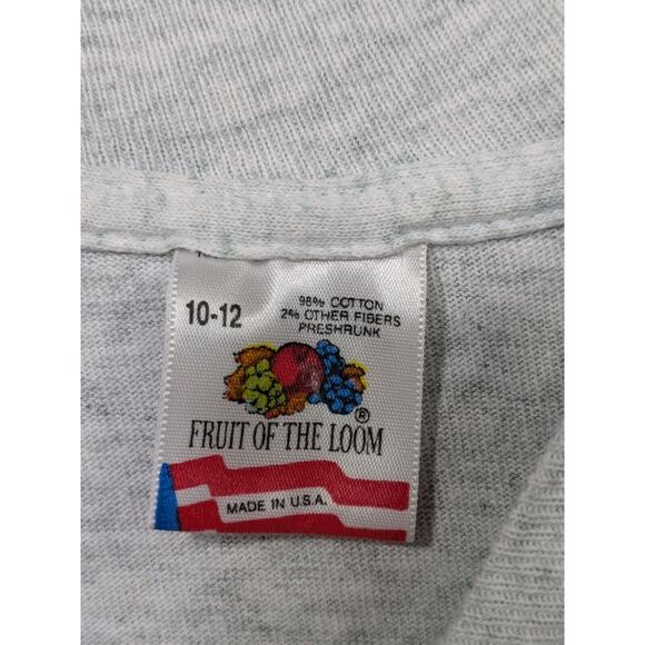 VTG Kermit The Frog T-Shirt Kids 10-12 Graphic Print Wisconsin Single Stitch - Picture 5 of 11